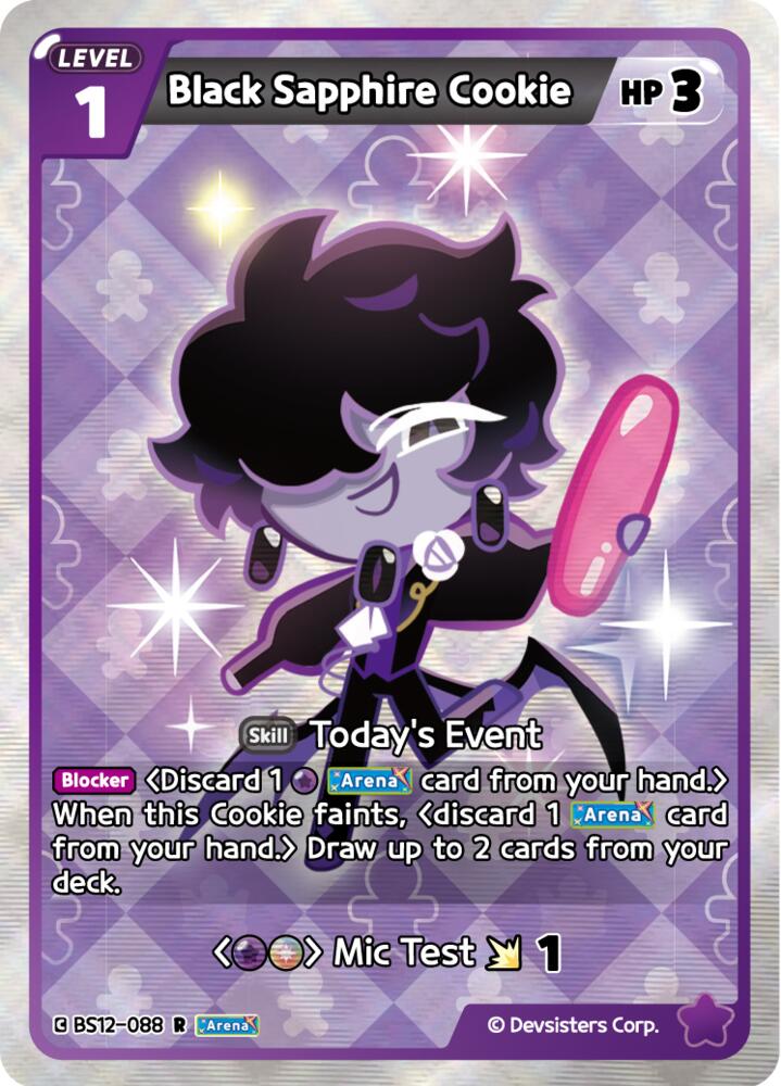 Black Sapphire Cookie, Festival Arena BS12-088