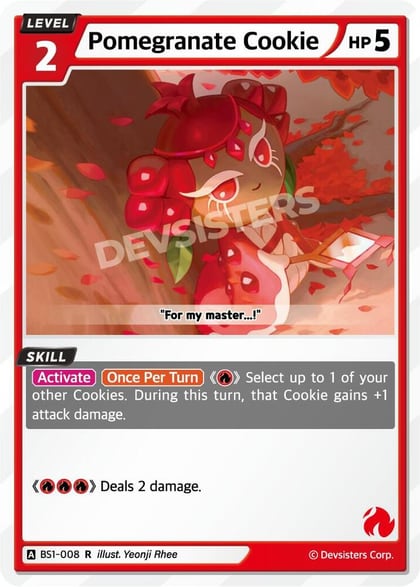 Pomegranate Cookie, Brave Beginning BS1-008