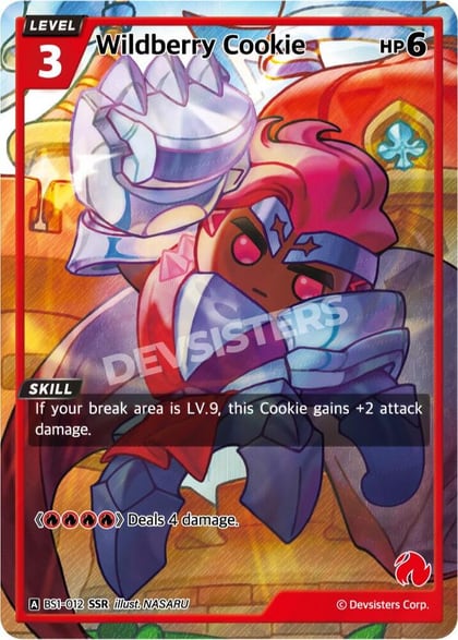 Wildberry Cookie (SSR), Brave Beginning BS1-012