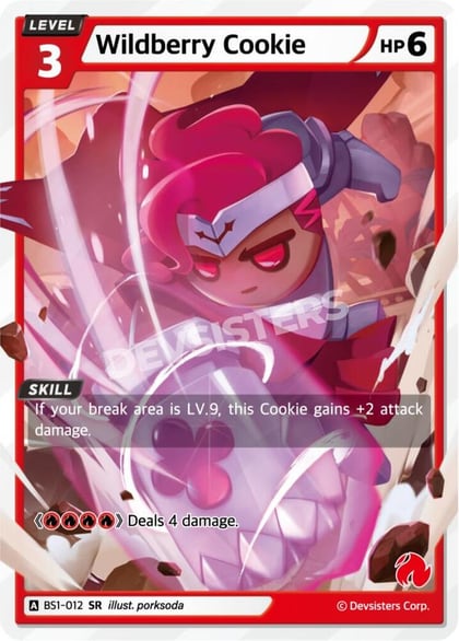 Wildberry Cookie, Brave Beginning BS1-012
