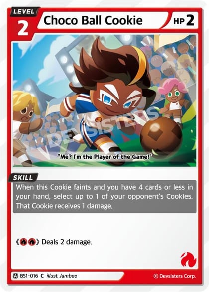 Choco Ball Cookie, Brave Beginning BS1-016