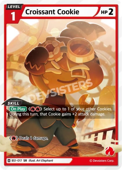 Croissant Cookie, Brave Beginning BS1-017
