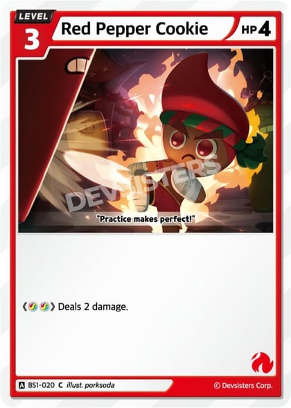 Red Pepper Cookie, Brave Beginning BS1-020