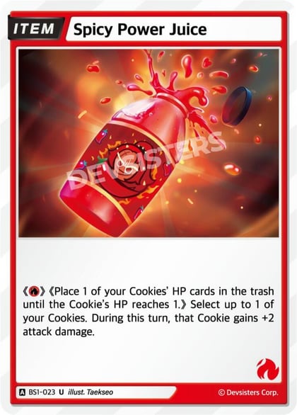 Spicy Power Juice, Brave Beginning BS1-023