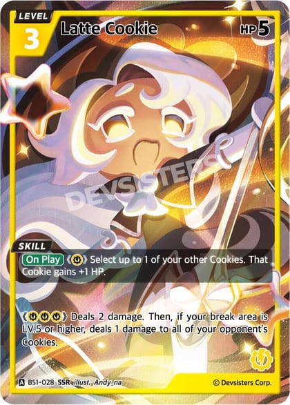 Latte Cookie (SSR), Brave Beginning BS1-028