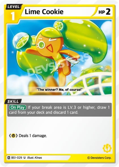 Lime Cookie, Brave Beginning BS1-029