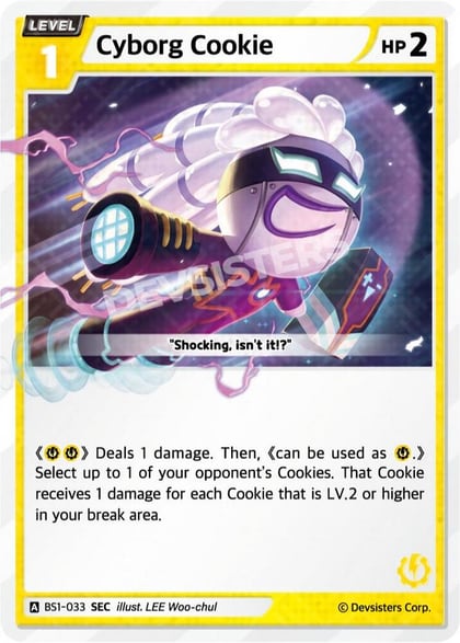 Cyborg Cookie (SEC), Brave Beginning BS1-033