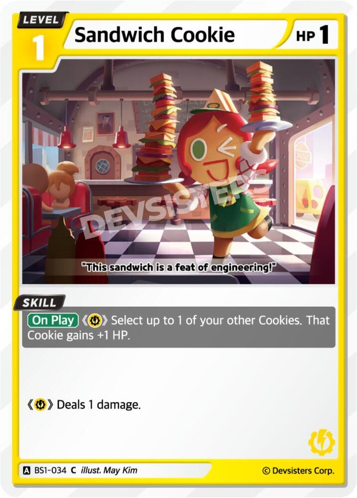 Sandwich Cookie, Brave Beginning BS1-034