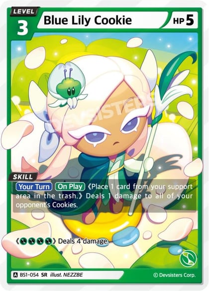 Blue Lily Cookie, Brave Beginning BS1-054