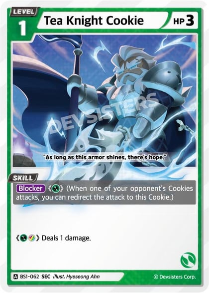 Tea Knight Cookie (SEC), Brave Beginning BS1-062