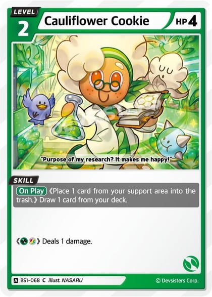 Cauliflower Cookie, Brave Beginning BS1-068