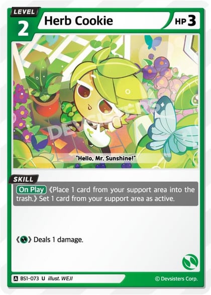 Herb Cookie, Brave Beginning BS1-073
