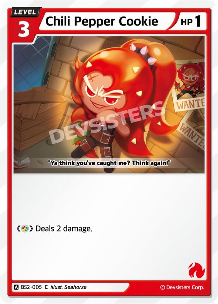 Chili Pepper Cookie, Brave Beginning BS2-005