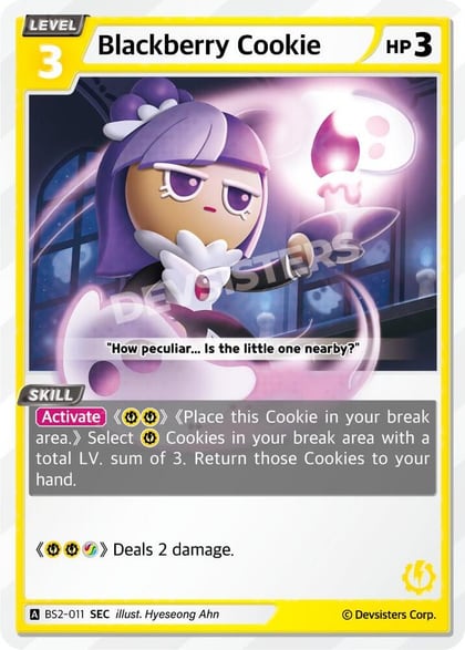 Blackberry Cookie (SEC), Brave Beginning BS2-011