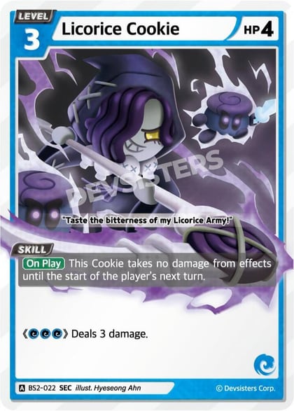Licorice Cookie (SEC), Brave Beginning BS2-022
