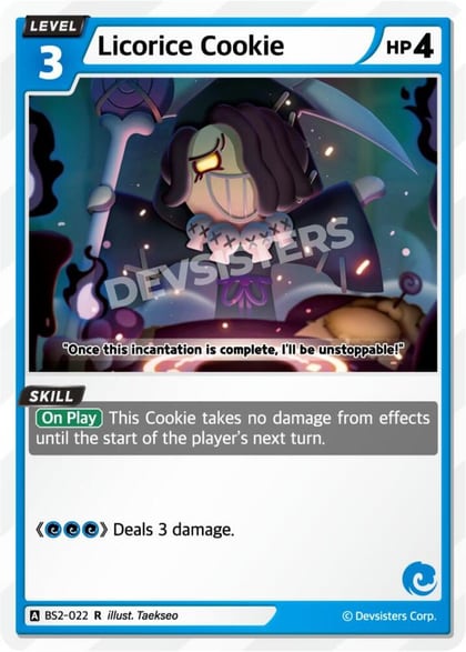 Licorice Cookie, Brave Beginning BS2-022