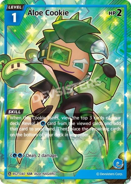 Aloe Cookie (SSR), Brave Beginning BS2-040