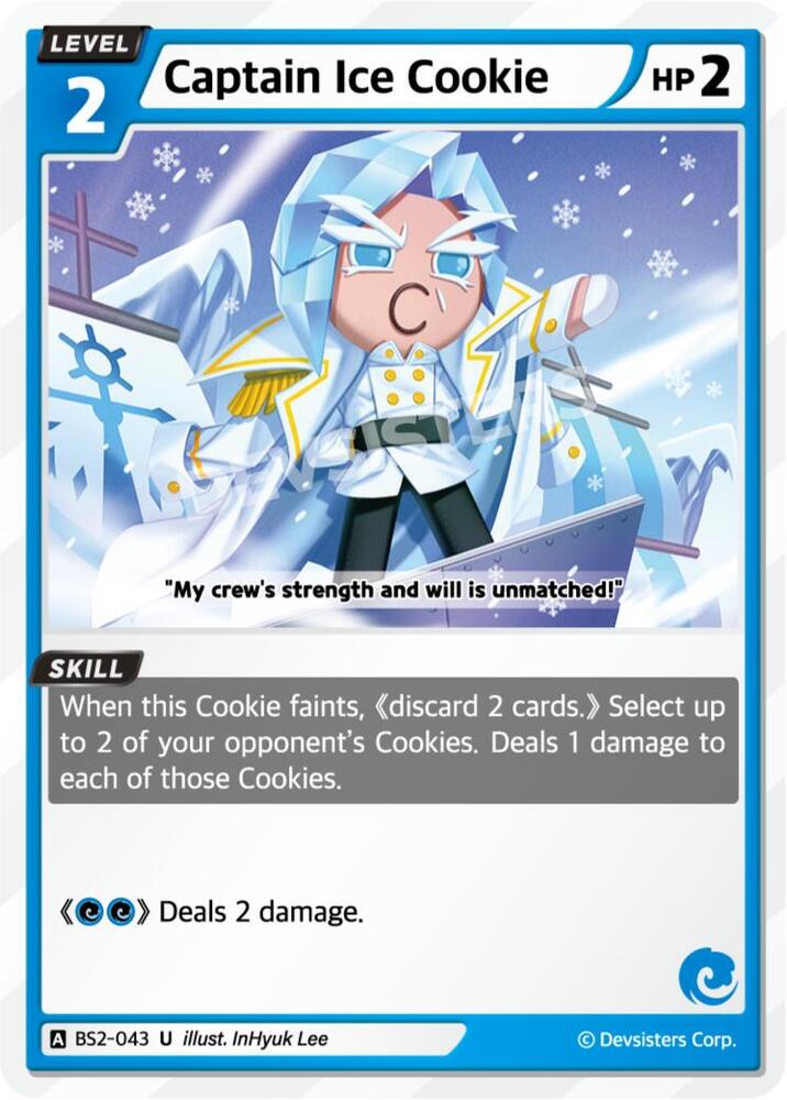 Captain IceCookie, Brave Beginning BS2-043