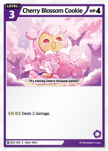 Cherry Blossom Cookie, Brave Beginning BS2-059