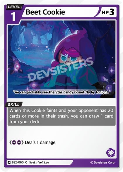 Beet Cookie, Brave Beginning BS2-060