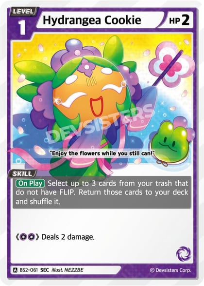Hydrangea Cookie (SEC), Brave Beginning BS2-061