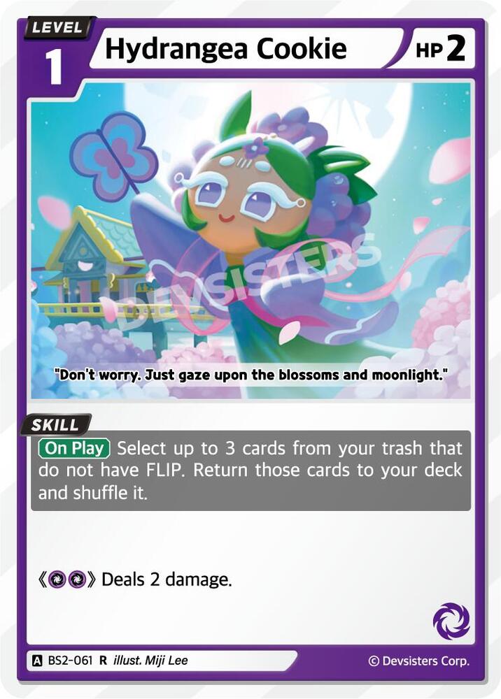 Hydrangea Cookie, Brave Beginning BS2-061