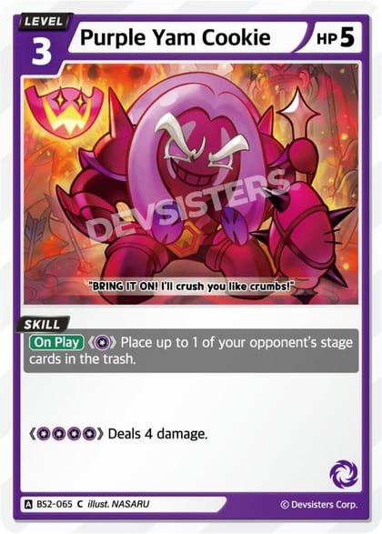 Purple Yam Cookie, Brave Beginning BS2-065