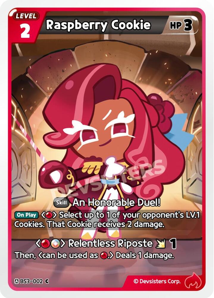 Raspberry Cookie, Age of Heroes and Kingdoms BS3-002