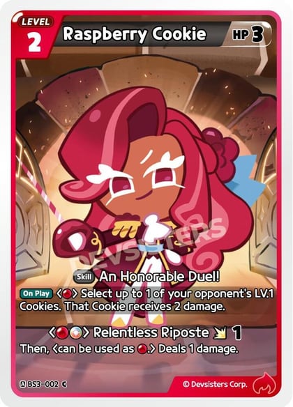 Raspberry Cookie, Age of Heroes and Kingdoms BS3-002