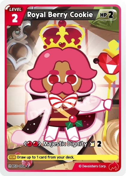 Royal Berry Cookie, Age of Heroes and Kingdoms BS3-004