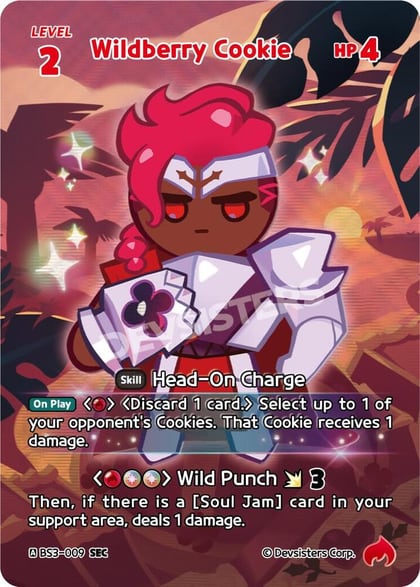 Wildberry Cookie (009) (SEC), Age of Heroes and Kingdoms BS3-009