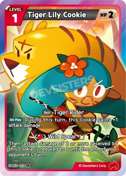 Tiger Lily Cookie (013), Age of Heroes and Kingdoms BS3-013