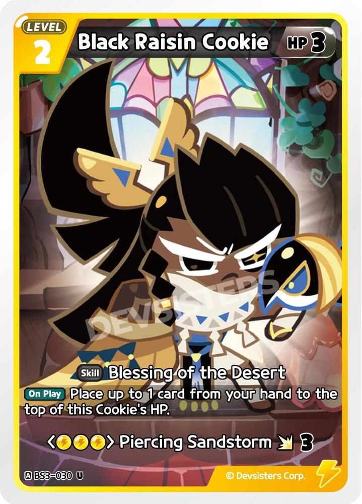 Black Raisin Cookie (030), Age of Heroes and Kingdoms BS3-030