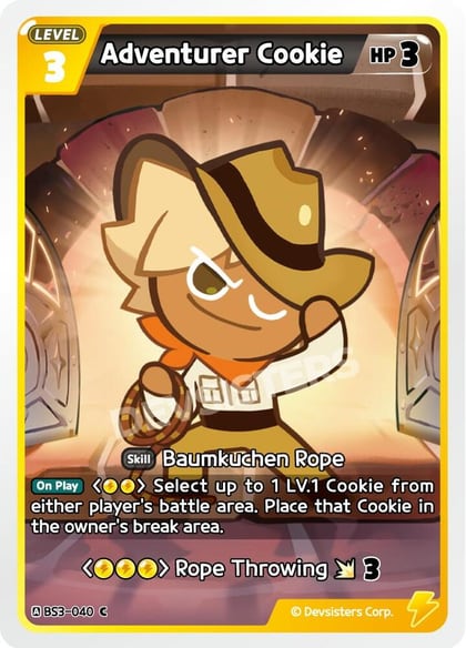 Adventurer Cookie (040), Age of Heroes and Kingdoms BS3-040