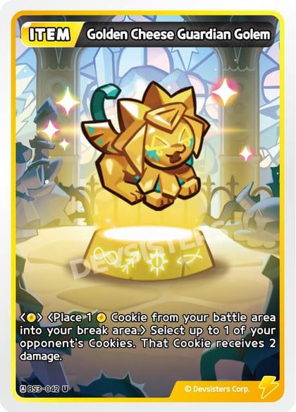 Golden Cheese Guardian Golem, Age of Heroes and Kingdoms BS3-042