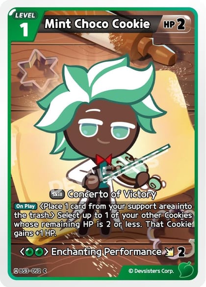 Mint Choco Cookie (052), Age of Heroes and Kingdoms BS3-052