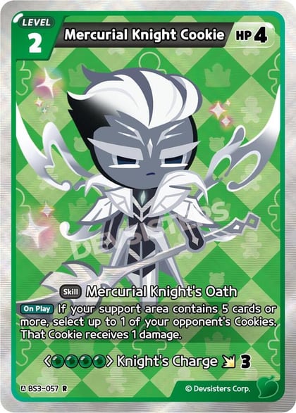 Mercurial Knight Cookie, Age of Heroes and Kingdoms BS3-057