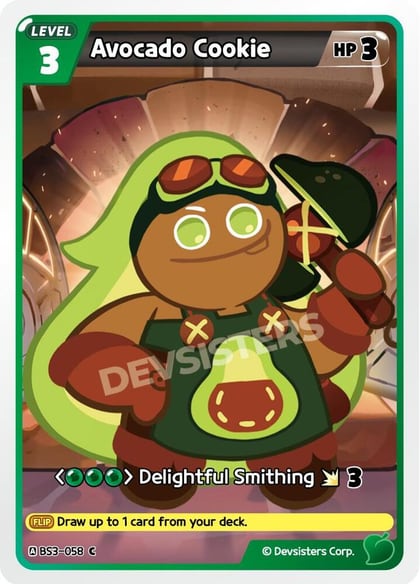 Avocado Cookie (058), Age of Heroes and Kingdoms BS3-058