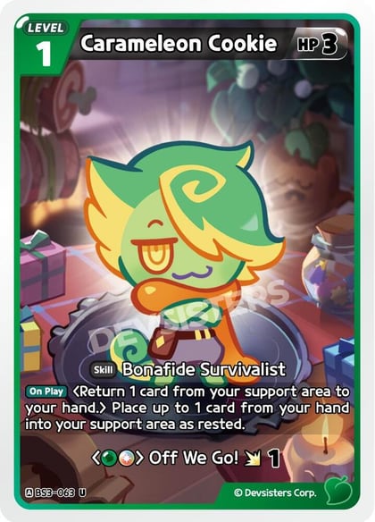 Carameleon Cookie, Age of Heroes and Kingdoms BS3-063