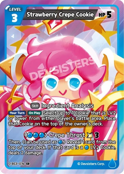 Strawberry Crepe Cookie, Age of Heroes and Kingdoms BS3-076