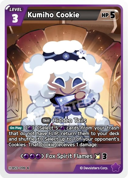 Kumiho Cookie (098), Age of Heroes and Kingdoms BS3-098