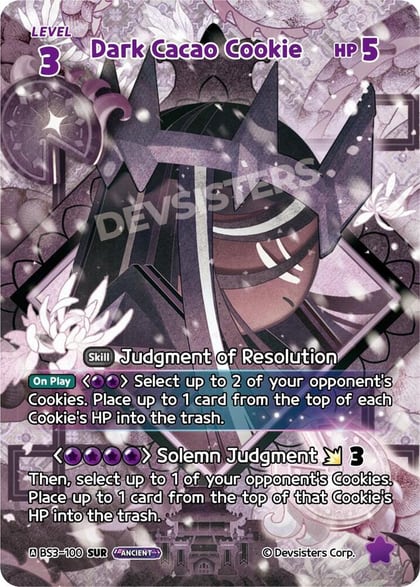 Dark Cacao Cookie (SUR), Age of Heroes and Kingdoms BS3-100