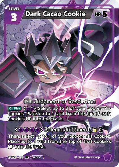 Dark Cacao Cookie, Age of Heroes and Kingdoms BS3-100