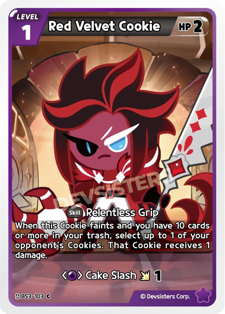 Red Velvet Cookie, Age of Heroes and Kingdoms BS3-103