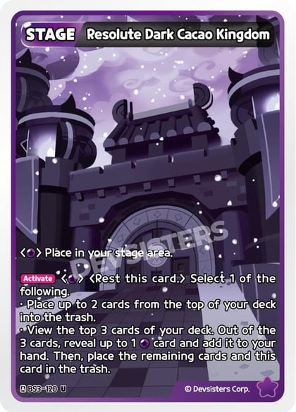 Resolute Dark Cacao Kingdom, Age of Heroes and Kingdoms BS3-120