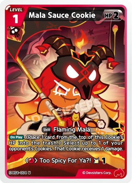 Mala Sauce Cookie (004), Age of Heroes and Kingdoms BS4-004