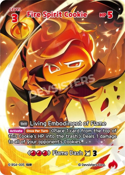 Fire Spirit Cookie (SUR), Age of Heroes and Kingdoms BS4-005