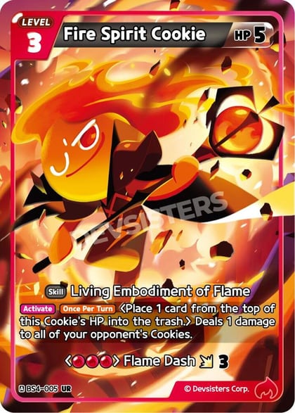 Fire Spirit Cookie, Age of Heroes and Kingdoms BS4-005