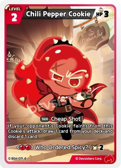 Chili Pepper Cookie, Age of Heroes and Kingdoms BS4-011