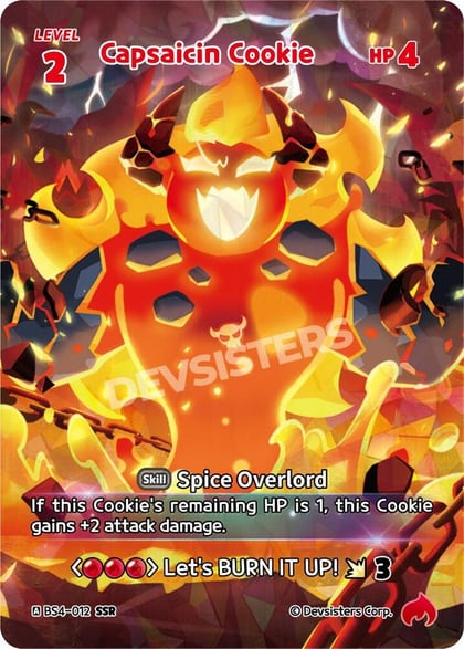 Capsaicin Cookie (012) (SSR), Age of Heroes and Kingdoms BS4-012